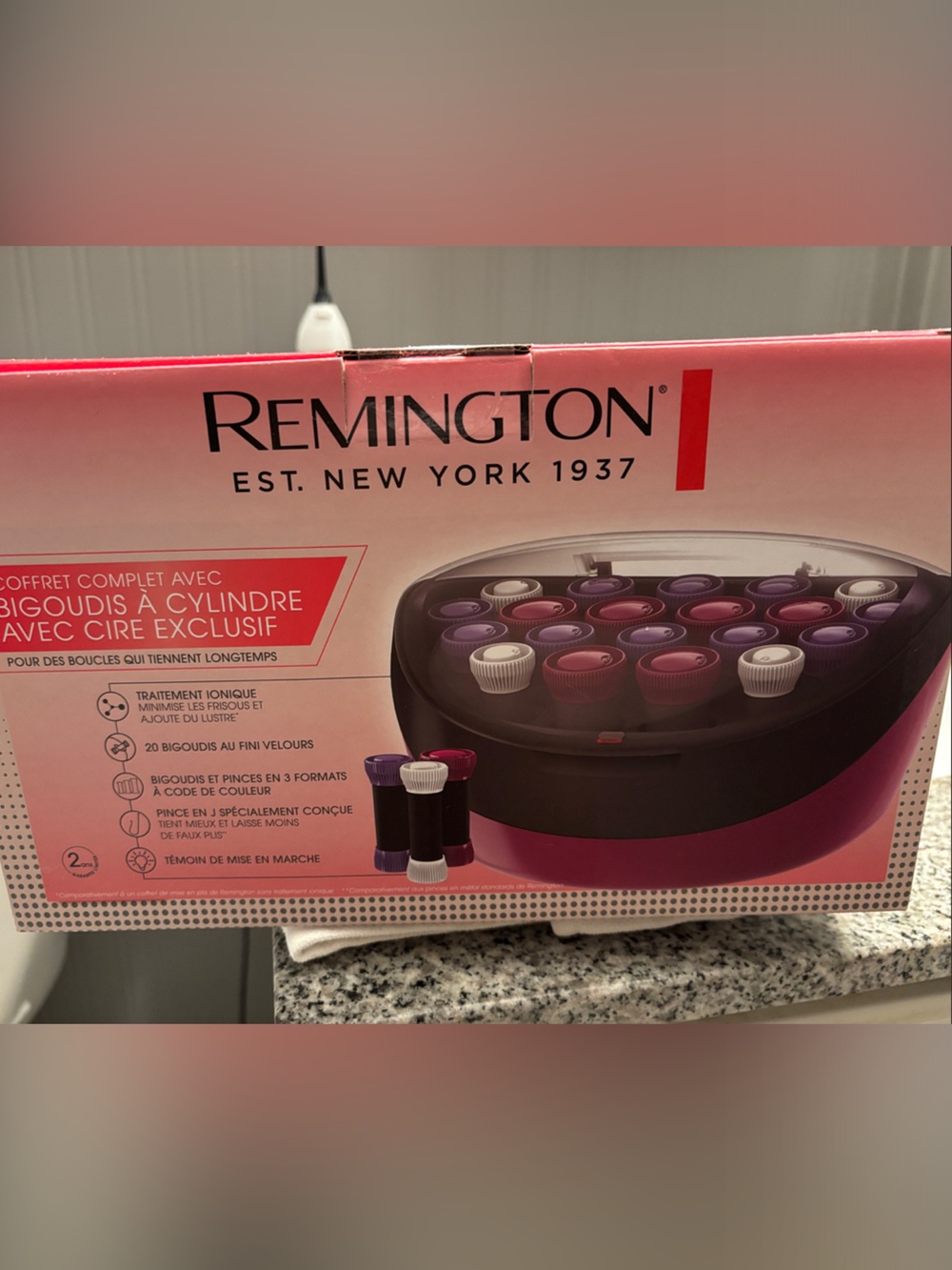Remington Pink and Purple Heated Roller Styling Set